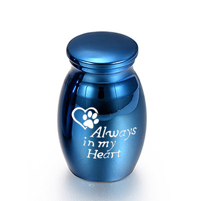 Gravējamās mini kremācijas urnas mājdzīvnieku kaķu sunim / cilvēka pelnu zārks bēres Mīlestības zaudējums Nerūsējošā tērauda kremēšanas urnas burka