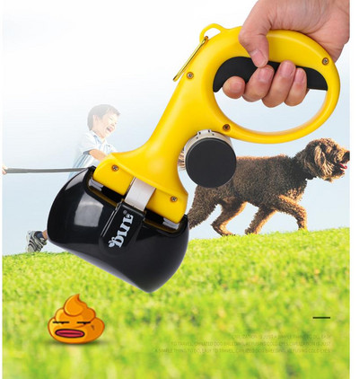 Pet Pooper Scooper Portable Dog Feces Pooper Scooper с торба за боклук Пособия за почистване на домашни любимци