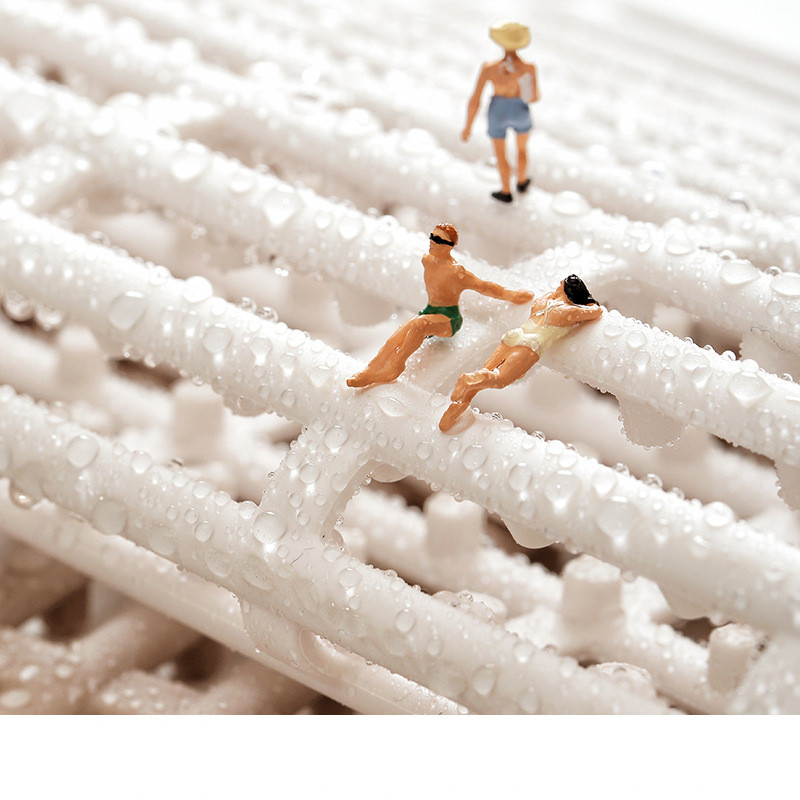 Podloga za tuš kadu Tepih bez okusa TPE WC kućanstvo Kupaonica za kadu Šuplja hidrofobna protuklizna podloga Prijenosna prostirka otporna na klizanje