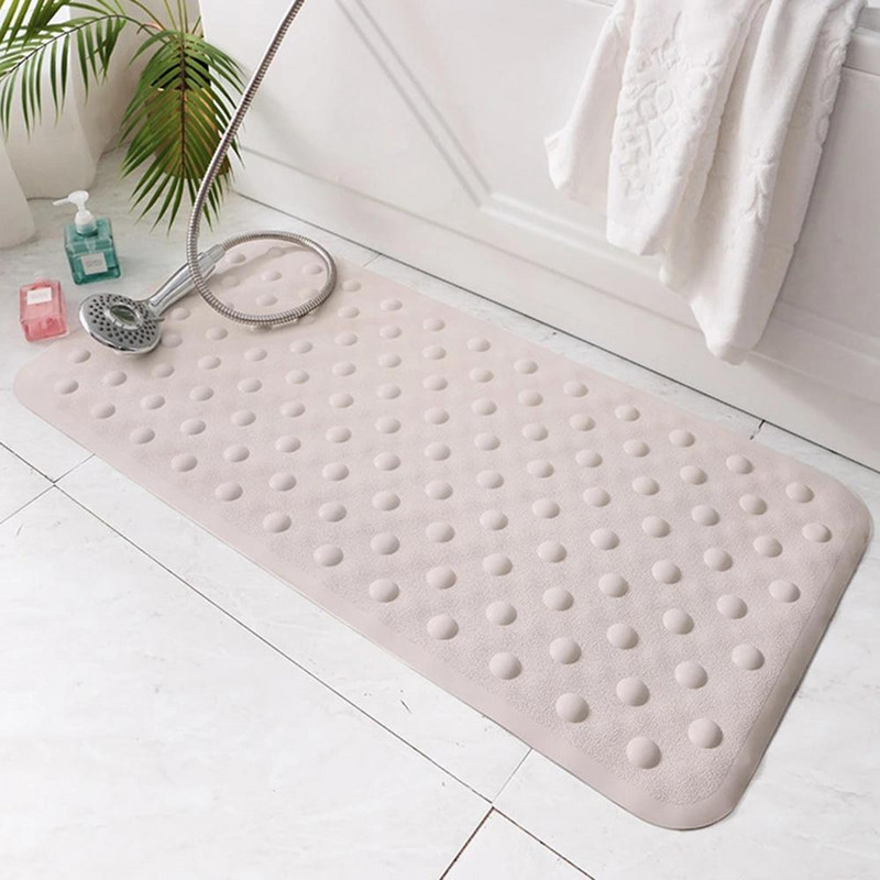 1 gab Gumijas vannas istabas pretslīdēšanas paklājiņš drošības dušas neslīdošs vannas paklājiņš mīksts liels, neslīdošs paklājiņš ar piesūcekni Pārnēsājams vannas paklājiņš