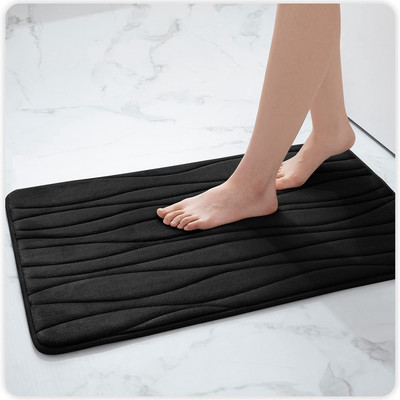 Homaxy Memory Foam Μπάνιου Χαλάκι μπάνιου τουαλέτας Αντιολισθητικό απορροφητικό χαλί κουζίνας Σαλόνι Υπνοδωμάτιο Σπίτι Διακοσμητικό χαλί ποδιών