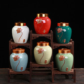 2021. gada jauns urna mājdzīvnieks, tīri, ar rokām apgleznoti, celadona krāsns aizzīmogoti podi He Yun dzīvnieku suņu spalva putnu pelnu kremācijas suvenīrs