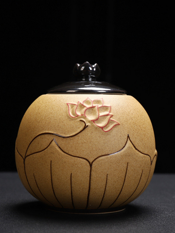 Crne urne za keramiku Pepeo Zapečaćena kremacija Pogreb Uspomena za uspomenu na kućne ljubimce Prikladna kućna ognjišta Pogrebna urna od pepela