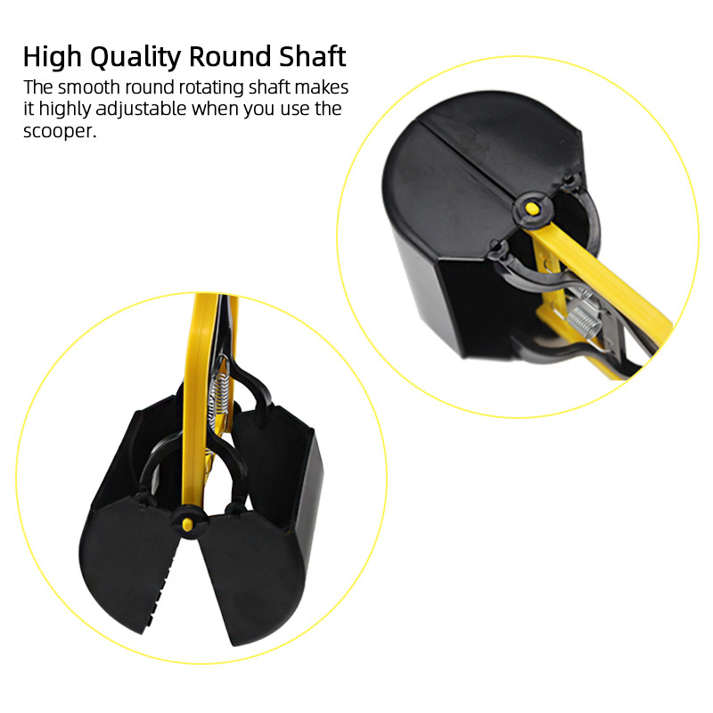 Mosodo kašičica za kakicu s dugom ručkom, prijenosni sakupljač psećeg izmeta Lopata za sakupljanje mačjeg otpada Pick Up Pooper Scooper Alati za čišćenje na otvorenom
