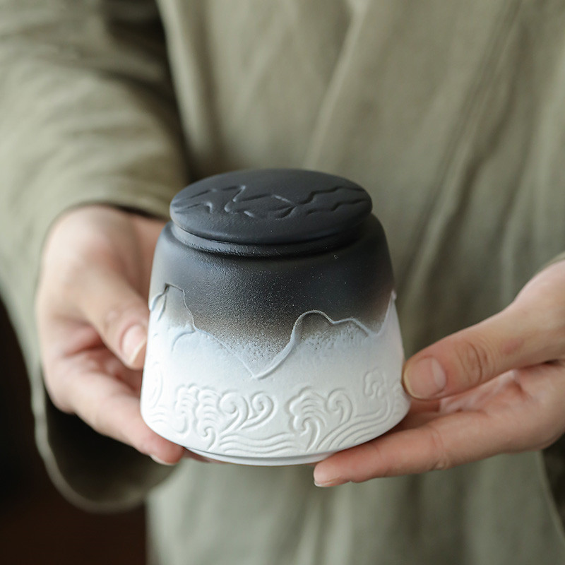 Urna za pogrebni pepeo za kremiranje ljudi Držač za pepeo kućnih ljubimaca Pepeo za uspomene na prijatelja Keramičke urne Kovčeg za urnu za psa, mačku, pticu