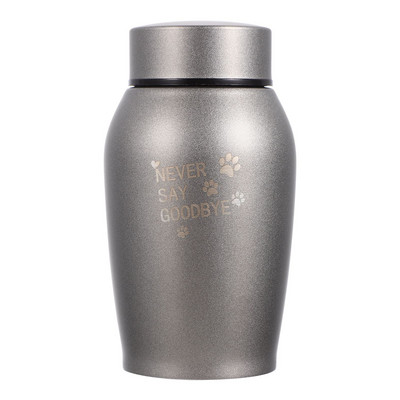 Urna Pepeo za kućne ljubimce Memorijal za kremiranje pasa Urne za uspomene Pogrebne kutije Metalni mali čelični pepeo Mačka od nehrđajućeg čelika Životinje Psi Mini lijes