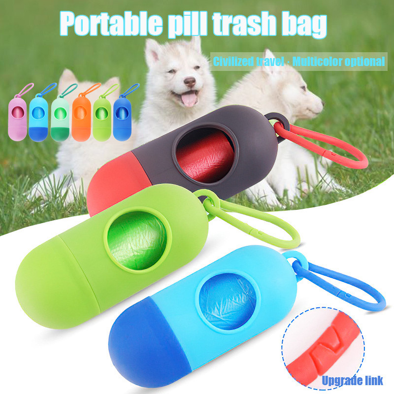 Prijenosne vrećice za pseći izmet Dozator Vreća za smeće Držač za otpad na otvorenom Dozator za mačku Štene Pribor za čišćenje smeća