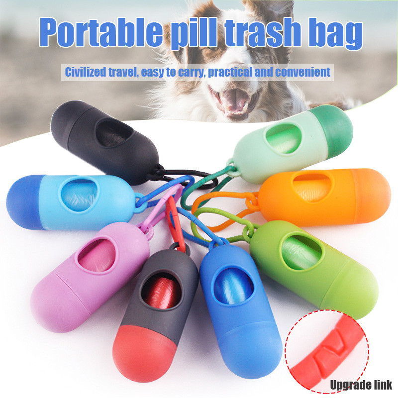 Prijenosne vrećice za pseći izmet Dozator Vreća za smeće Držač za otpad na otvorenom Dozator za mačku Štene Pribor za čišćenje smeća