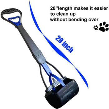 Pet Dog Pooper Scooper Long Handle Outdoor Dog Waste Picker Jaw Poop Scoop Pet Toilet Scooper за кучешки консумативи