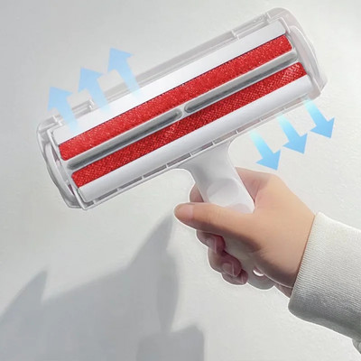 Naminių gyvūnėlių plaukų šalinimo priemonė Chom Chom volelis šunų kačių plaukams šalinti nuo baldų Savaime išsivalantis pūkelių įrankis naminių gyvūnėlių kailių valiklis šunų priedai