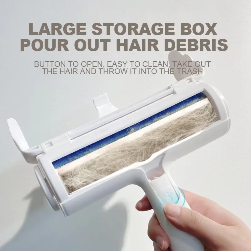 Naminių gyvūnėlių plaukų šalinimo priemonė Chom Chom volelis šunų kačių plaukams šalinti nuo baldų Savaime išsivalantis pūkelių įrankis naminių gyvūnėlių kailių valiklis šunų priedai