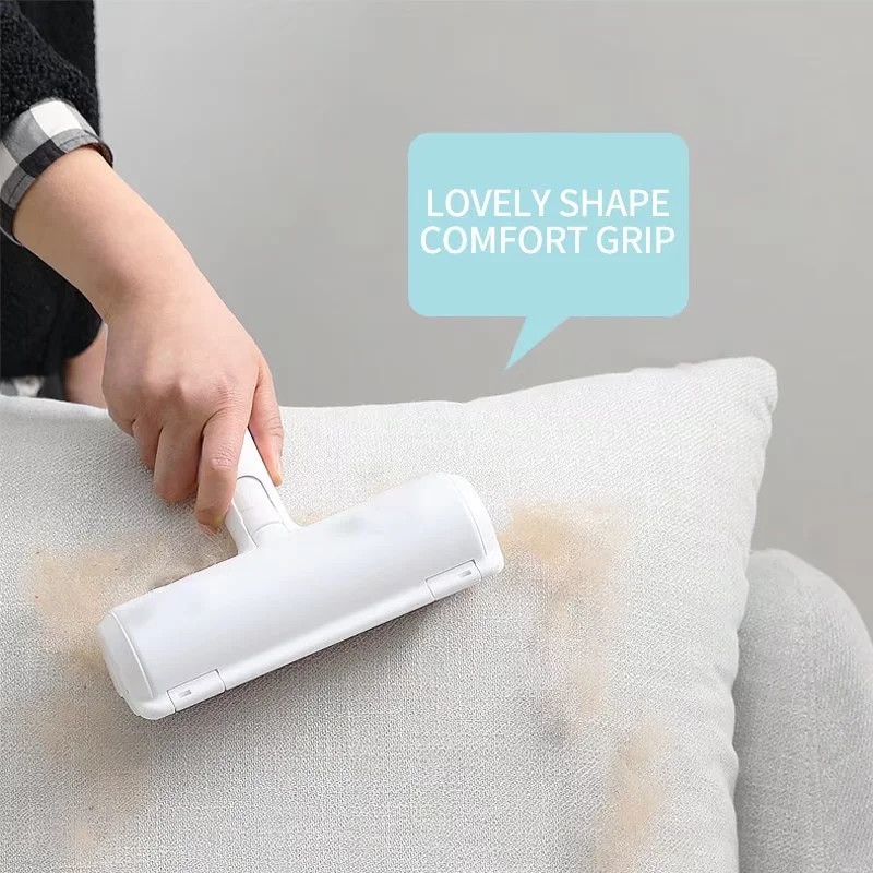 Naminių gyvūnėlių plaukų šalinimo priemonė Chom Chom volelis šunų kačių plaukams šalinti nuo baldų Savaime išsivalantis pūkelių įrankis naminių gyvūnėlių kailių valiklis šunų priedai