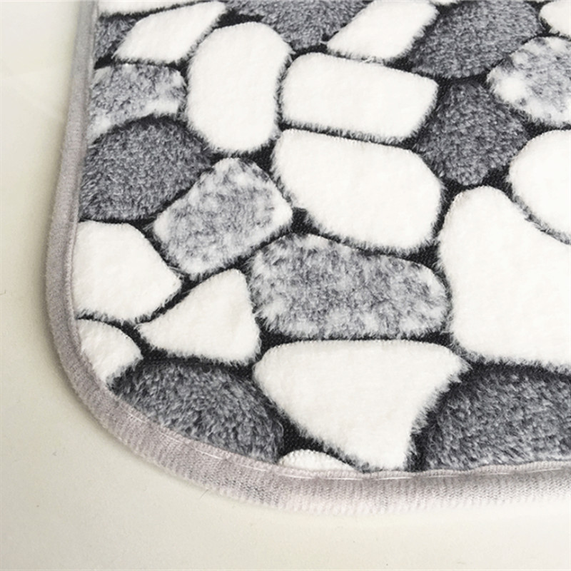 2kom/set Prostirka za kupaonicu Koralj Baršun Kamenčići WC tepih Neklizajuće prostirke Podne prostirke za tuš kabinu Kupaonica U-oblika Pravokutni otirač