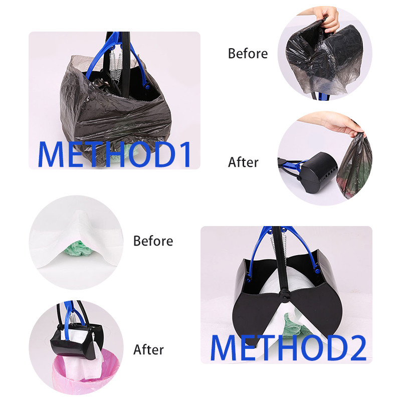 Lopatica za pseću kakicu s dugom drškom Lopatica za pseću kakicu Lopata za sakupljanje životinjskog otpada Kućni ljubimac Alati za čišćenje na otvorenom