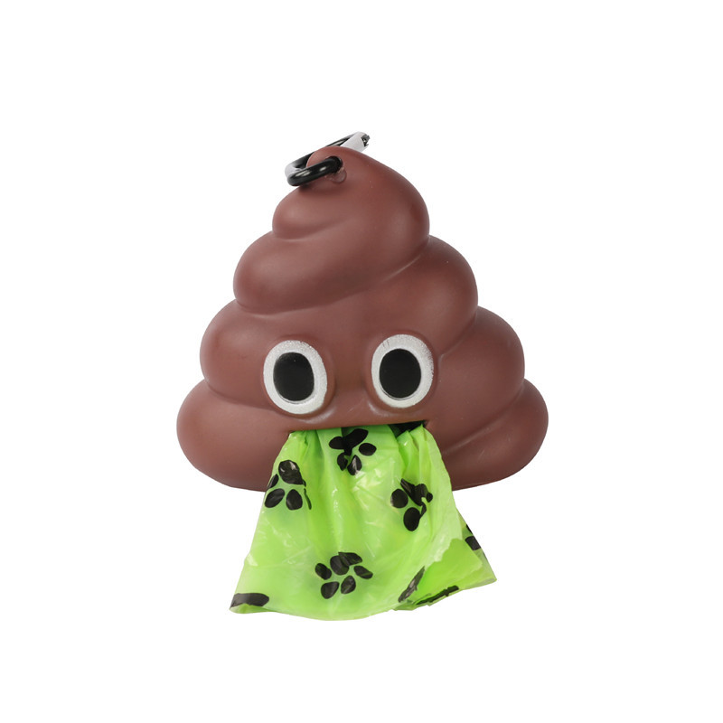 Dozator vrećica za otpad od kućnih ljubimaca Vrećica za izmet Psi Mačke Nosač smeća Utovarivač Alat za čišćenje Proizvodi U obliku izmeta Vanjski prijenosni skupljač otpada