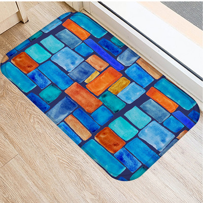 Moderns marmors ar zelta līnijām Grīdas paklāji Taisnstūris Flaneļa Mini Paklāji Dekoratīvie Pretslīdes Virtuves Vannas Priekšnama Durvju Paklājiņi