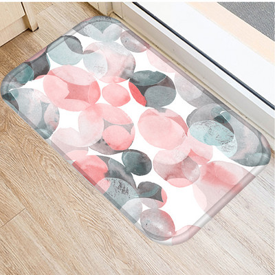 Moderns marmors ar zelta līnijām Grīdas paklāji Taisnstūris Flaneļa Mini Paklāji Dekoratīvie Pretslīdes Virtuves Vannas Priekšnama Durvju Paklājiņi