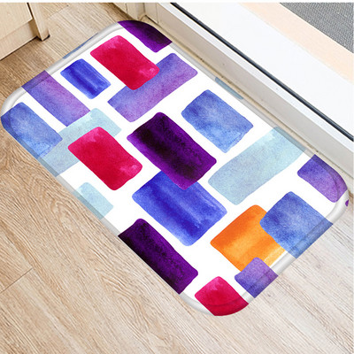 Moderns marmors ar zelta līnijām Grīdas paklāji Taisnstūris Flaneļa Mini Paklāji Dekoratīvie Pretslīdes Virtuves Vannas Priekšnama Durvju Paklājiņi