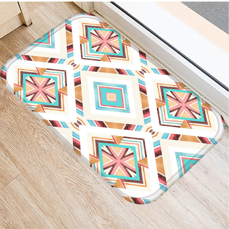 Moderns marmors ar zelta līnijām Grīdas paklāji Taisnstūris Flaneļa Mini Paklāji Dekoratīvie Pretslīdes Virtuves Vannas Priekšnama Durvju Paklājiņi