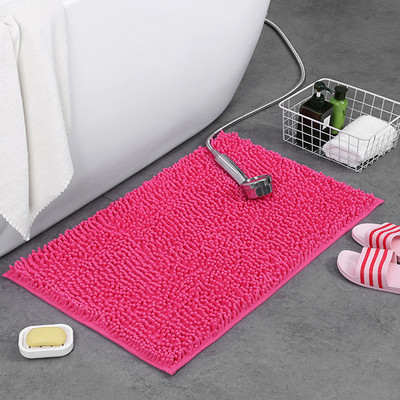 Podebljana stopala Tepih za kupaonicu Šenila Podne prostirke za kuhinju Upijanje vode u kupaonici Pliš Otirač za ulaz Neklizajući tepih za WC