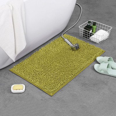 Podebljana stopala Tepih za kupaonicu Šenila Podne prostirke za kuhinju Upijanje vode u kupaonici Pliš Otirač za ulaz Neklizajući tepih za WC