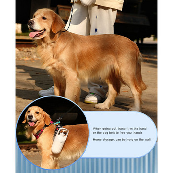 Dog Pooper Scooper Диспенсър за торбички за отпадъци Държач за домашни любимци Преносими дозатори за изпражнения Poop Bags Pets Clean Pick Up Excreta Cleaner