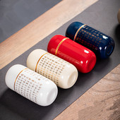 Urna za kućne ljubimce Prekrasna, osjetljiva, otporna na vlagu, zubi, brada, Memorijalna kolekcija, urna za mačke, pse sa posudom za pepeo kućnih ljubimaca