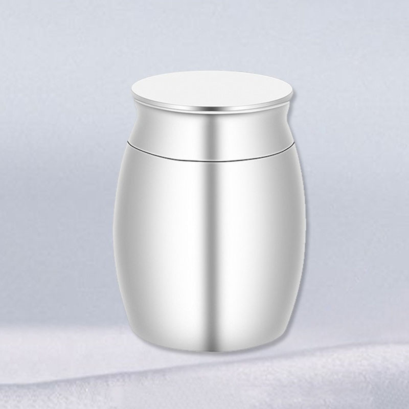 Nerūsējošā tērauda mini urna pelniem Metāla urna Pet Box Pelnu kremēšana bēru urna cilvēku kremēšanai Urnas Suņi Piemiņas bēres
