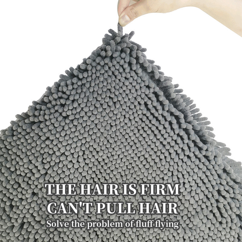 Set od 3 kupaonske prostirke za kupaonicu Set mekanih neklizajućih prostirki od šenile 3 kom Kupaonski tepih Upijajući tepih za tuširanje Pod WC školjke