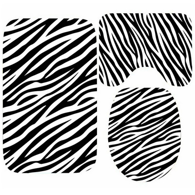 Nordic Black White ģeometriskais vannas paklājiņš Skandināvijas svītrains Chevron Quatrefoil vannas istabas paklāja paklājs tualetes dušas paklājiņiem