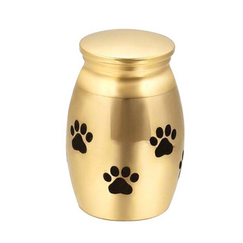 Урни за кремация на домашни любимци Мемориален контейнер от неръждаема стомана Куче Котка Място за почивка