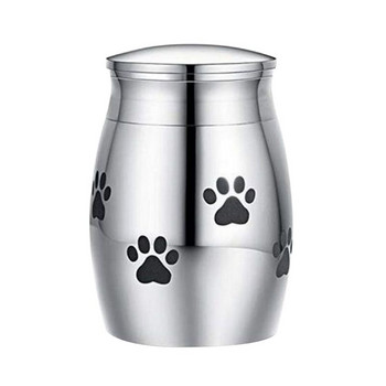 Урни за кремация на домашни любимци Мемориален контейнер от неръждаема стомана Куче Котка Място за почивка