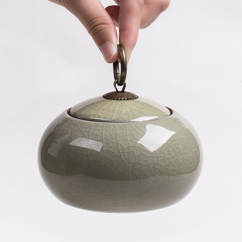 Urna za kremiranje s poklopcem Kućni ljubimac Mačka Pas Memorijal Spremnik za pepeo za uspomenu Posuda za pepeo Male životinje Pepeo za kućne ljubimce Za ljudski pepeo Keramika