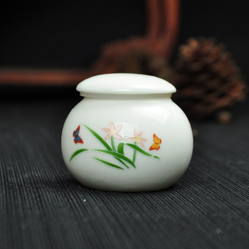 Urn for Pets 35ml Urn for Cat Ashes Memorials Funerary Ceramics Ash Cremation Mini Funeral Urn for Ashes Animal Urn Αναμνηστικό σκύλου