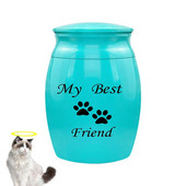 Mini urnas Mini suņu pelnu piemiņas memoriāls mājdzīvnieku kremācijas urna alumīnija suņu pelnu piemiņa mājdzīvniekiem/cilvēku pelniem Lielisks suvenīrs