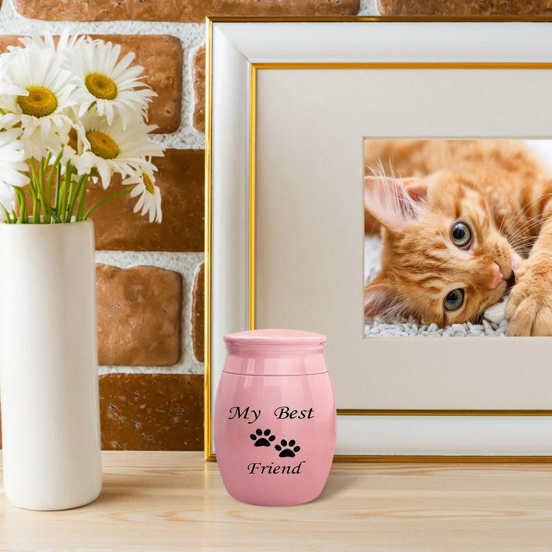 Mini urnas Mini suņu pelnu piemiņas memoriāls mājdzīvnieku kremācijas urna alumīnija suņu pelnu piemiņa mājdzīvniekiem/cilvēku pelniem Lielisks suvenīrs