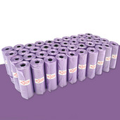 Ljubičasta vrećica za pseći izmet 120 rola Dozator vrećica za otpad za pse sakupljače Vreće za smeće Outdoor Clean Pooper Scooper Vreće za otpad za kućne ljubimce