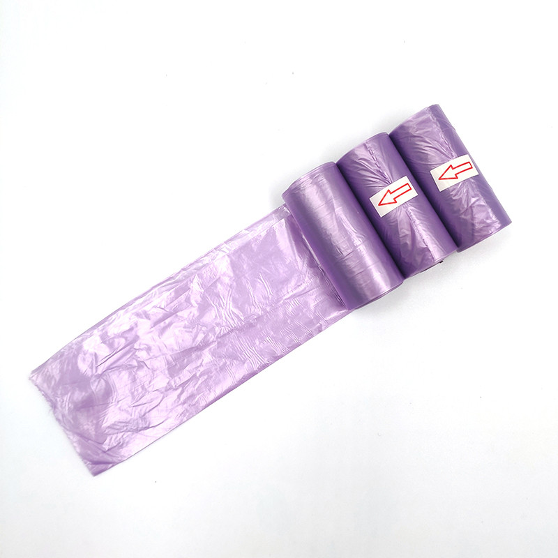 Ljubičasta vrećica za pseći izmet 120 rola Dozator vrećica za otpad za pse sakupljače Vreće za smeće Outdoor Clean Pooper Scooper Vreće za otpad za kućne ljubimce