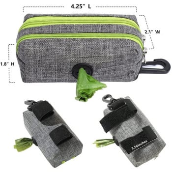 Dog Waste Poop Handbag Τσάντα σκουπιδιών Κουτί αποθήκευσης Puppy Outing Απαραίτητα προμήθειες Πολύχρωμες Προαιρετικές φορητές τσάντες Χονδρικής