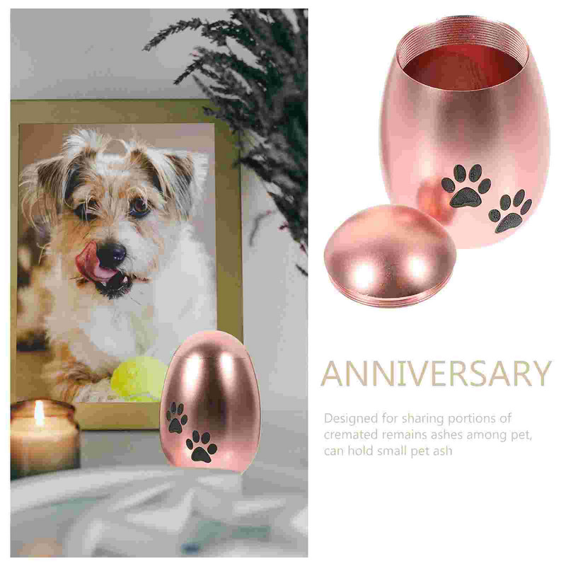 Urna Mājas suns Piemiņas piemiņa Kremēšana Pelnu Urnas Kaķu Metāla Apbedīšanas Kaste Urnas Para Adultos Humanas Zārks Cenīzes Konteiners
