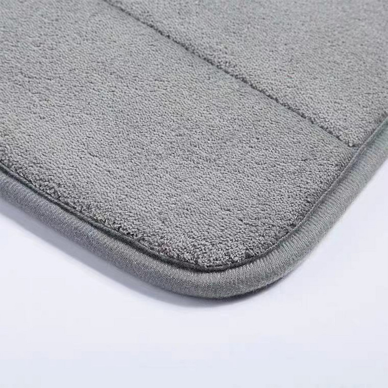 Mājas vannas paklājiņš Neslīdošs Vannas istabas Memory Foam Absorbent Mat Paklājs Mīksts Koraļļu Fleece Mazgājams Paklājs Tualetes grīdas dekors