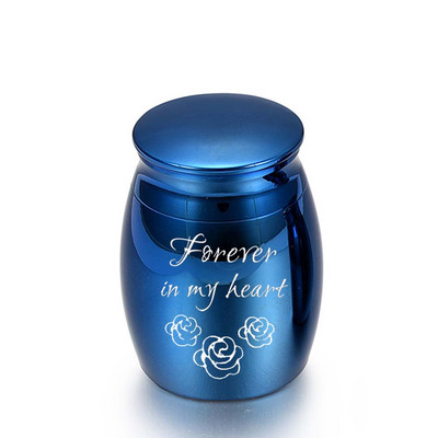 Forever in My Heart kremācijas urnas, pelnu piemiņa, rožu ziedu piemiņas mini urna bēru urna 30x40 mm