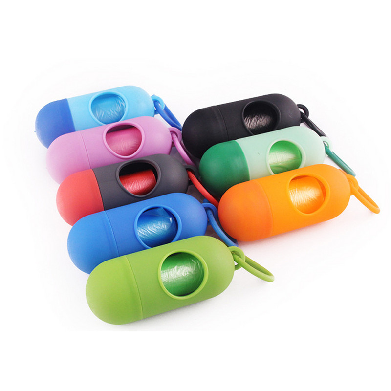 1 rola 9 boja Vrećica za izmet kućnih ljubimaca Dozator za držač za smeće + set vrećica za izmet Kućni ljubimci Psi Pribor za čišćenje smeća