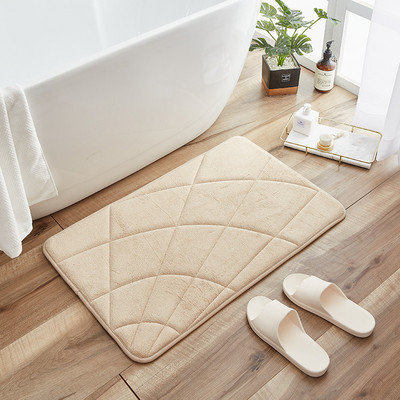 Memory Foam vannas istabas paklājiņš grīdai SBR neslīdošs apakšējais tualetes paklājs Mūsdienīgs pretslīdēšanas un mazgājams tapis salle de bain