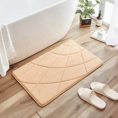 Memory Foam vannas istabas paklājiņš grīdai SBR neslīdošs apakšējais tualetes paklājs Mūsdienīgs pretslīdēšanas un mazgājams tapis salle de bain