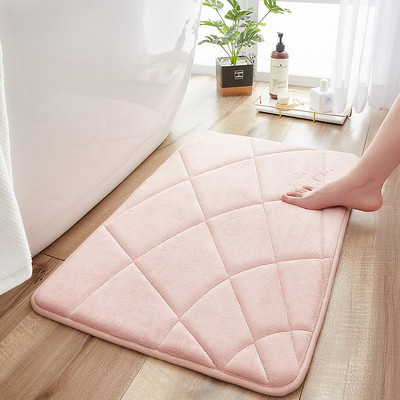 Memory Foam vannas istabas paklājiņš grīdai SBR neslīdošs apakšējais tualetes paklājs Mūsdienīgs pretslīdēšanas un mazgājams tapis salle de bain