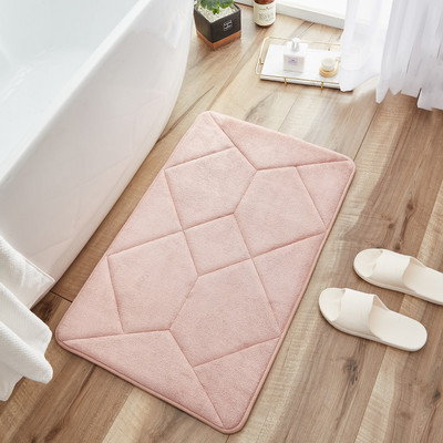 Memory Foam vannas istabas paklājiņš grīdai SBR neslīdošs apakšējais tualetes paklājs Mūsdienīgs pretslīdēšanas un mazgājams tapis salle de bain