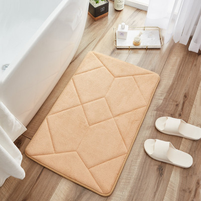 Memory Foam vannas istabas paklājiņš grīdai SBR neslīdošs apakšējais tualetes paklājs Mūsdienīgs pretslīdēšanas un mazgājams tapis salle de bain