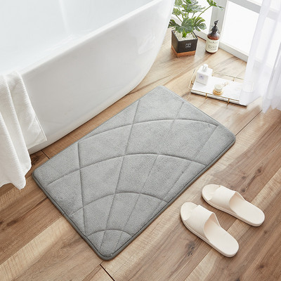 Memory Foam vannas istabas paklājiņš grīdai SBR neslīdošs apakšējais tualetes paklājs Mūsdienīgs pretslīdēšanas un mazgājams tapis salle de bain