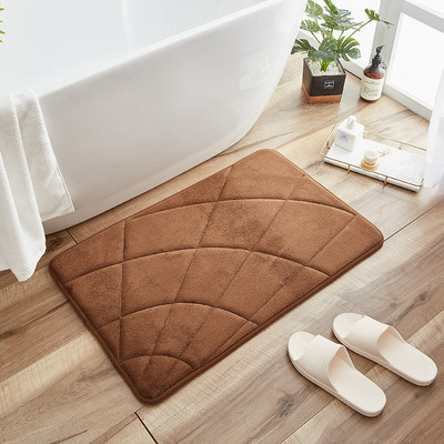 Memory Foam vannas istabas paklājiņš grīdai SBR neslīdošs apakšējais tualetes paklājs Mūsdienīgs pretslīdēšanas un mazgājams tapis salle de bain